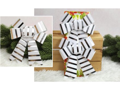 kokardki swiateczne 18x14 cm 112992