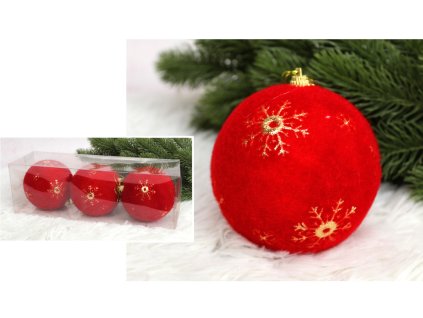 bombki sniezynki flokowane 1 113000