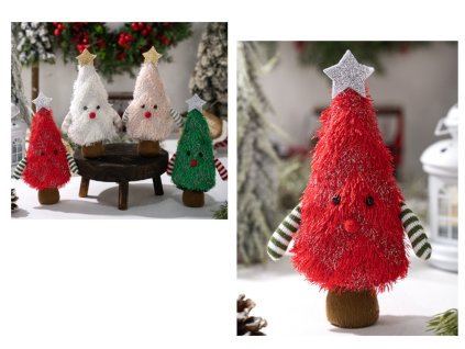 dekoracja choinka 15x5 cm cz 113112