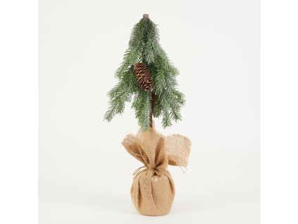 choinka 50 cm w jucie z szys 112876