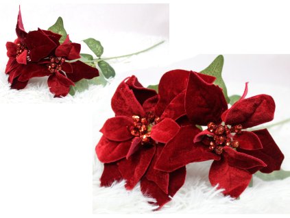 gwiazda betlejemska welurowa 113545