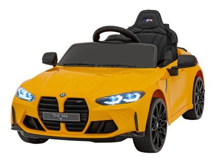 Vozidlo BMW M4 žluté