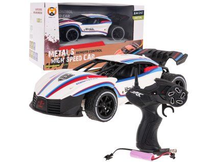 Kovové autíčko Speed 1:20 R/C bílé