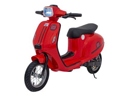Retro skútr 23 červený