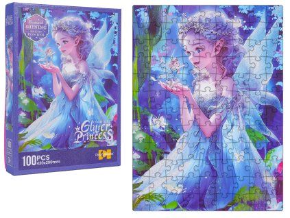 Sada puzzle 100 ks. Modrá princezna