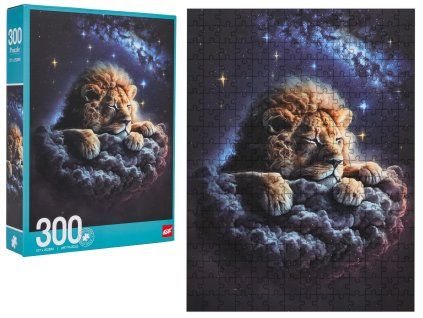 Sada puzzle 300 dílků. Lev