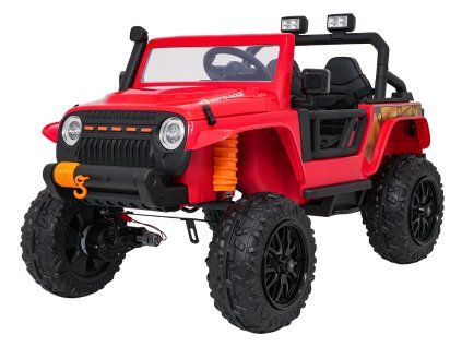 Vozidlo Jeep Monster červené