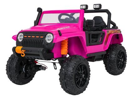 Vozidlo Jeep Monster růžové