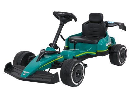 Motokára Aston Martin zelená