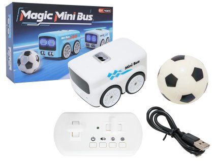R/C Mini vozidlo s míčem, bílé