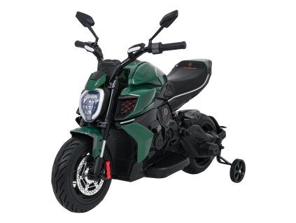 Motocykl Ducati Diavel x Bentley zelený