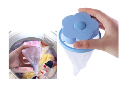 Lapač vlasů a chlupů do pračky FLOWER