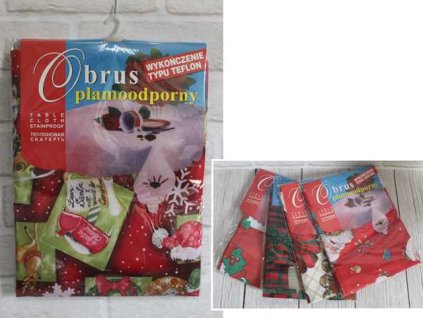 Vánoční ubrus 240 × 180 cm – 3 vzory (Varianta 7001/3)