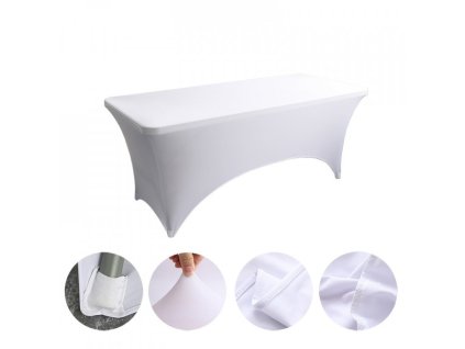 Elastický potah na stůl (Barva Černá, Velikost 244x76x76 cm)