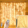mainimage03MX3M LED Curtain Garland on The Window USB String Lights Fairy Festoon Remote Control New Year