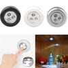 D4ygMini LED Touch Control Night Light Wardrobe Bedroom Stairs Kitchen Wireless LED Cabinet Light Battery Powered