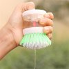 bm102 In 1 Handle Cleaning Brush Removable Sponge Dispenser Wash Pot Brush With Soap Dispensers Kitchen