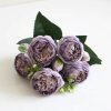 11 variant 1 bundle silk peony bouquet home decoration accessories wedding party scrapbook fake plants diy pompons artificial roses flowers