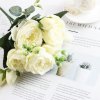 4 variant 1 bundle silk peony bouquet home decoration accessories wedding party scrapbook fake plants diy pompons artificial roses flowers