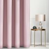 Hotový zatemňovací závěs BASIC růžový, kroužky – 140 × 260 cm