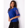 Blouse LK-BZ-506682.26P DARK BLUE (Barva cobalt, Velikost 36)