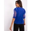 Blouse LK-BZ-506682.26P DARK BLUE (Barva cobalt, Velikost 36)