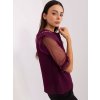 Blouse LK-BZ-506682.26P DARK VIOLET (Barva dark purple, Velikost 36)