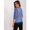 Dark blue formal blouse with 3/4 sleeves (Barva dark blue, Velikost 36)
