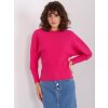 Fuchsia striped blouse BASIC FEEL GOOD (Barva fuchsia, Velikost S/M)