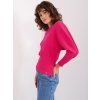 Fuchsia striped blouse BASIC FEEL GOOD (Barva fuchsia, Velikost S/M)