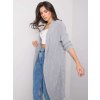 Grey cardigan Flossie OCH BELLA (Barva gray, Velikost ONE SIZE)