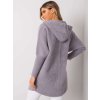 Carolyn's grey alpaca coat (Barva gray, Velikost ONE SIZE)