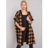 Black and Camel Lovington Hooded Cardigan (Barva camel, Velikost ONE SIZE)
