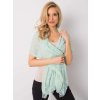 Peppermint scarf with peas (Barva mint, Velikost ONE SIZE)