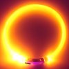 4 main glow dog collars rechargeable led night flashing luminous usb charging pet dog puppy neck collar light s m l size