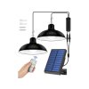 Solární led venkovní závěsná lampa s dálkovým ovládáním soumrakový senzor (Velikost univerzální)