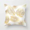 8 variant golden flowers leaves cushion cover polyester throw pillows soft decorative pillowcase for home sofa chair pillow covers 40816