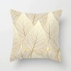 13 variant golden flowers leaves cushion cover polyester throw pillows soft decorative pillowcase for home sofa chair pillow covers 40816