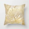 16 variant golden flowers leaves cushion cover polyester throw pillows soft decorative pillowcase for home sofa chair pillow covers 40816