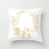 0 variant golden flowers leaves cushion cover polyester throw pillows soft decorative pillowcase for home sofa chair pillow covers 40816