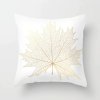1 variant golden flowers leaves cushion cover polyester throw pillows soft decorative pillowcase for home sofa chair pillow covers 40816