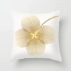 2 variant golden flowers leaves cushion cover polyester throw pillows soft decorative pillowcase for home sofa chair pillow covers 40816