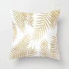20 variant golden flowers leaves cushion cover polyester throw pillows soft decorative pillowcase for home sofa chair pillow covers 40816