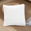 Jednobarevný povlak na polštář bílý