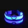 4 variant nylon led pet dog collar night safety flashing glow in the dark dogs leash neck band luminous fluorescent collars pets supplies
