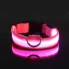 6 variant nylon led pet dog collar night safety flashing glow in the dark dogs leash neck band luminous fluorescent collars pets supplies