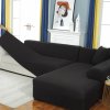 17 variant saoltexi plush fabirc elastic sofa cover solid l shape sofa covers velvet for living room stretch slipcover couch cover xx01