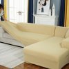 18 variant saoltexi plush fabirc elastic sofa cover solid l shape sofa covers velvet for living room stretch slipcover couch cover xx01