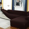 10 variant saoltexi plush fabirc elastic sofa cover solid l shape sofa covers velvet for living room stretch slipcover couch cover xx01