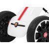 Dětský šlapací motokár ABARTH Bílý + Kola EVA + Ruční brzda + Volnoběh